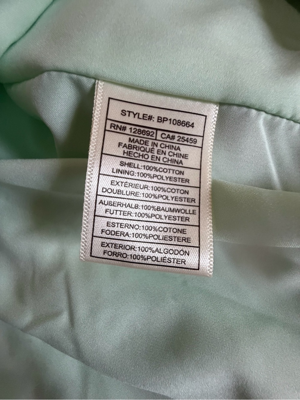 Halter Floral cotton eyelet wedding guest Tea Dress in Mint Green - Picture 5 of 8